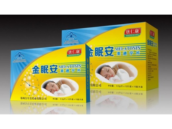金眠安美通宁片 改善睡眠 褪黑素 失眠多梦