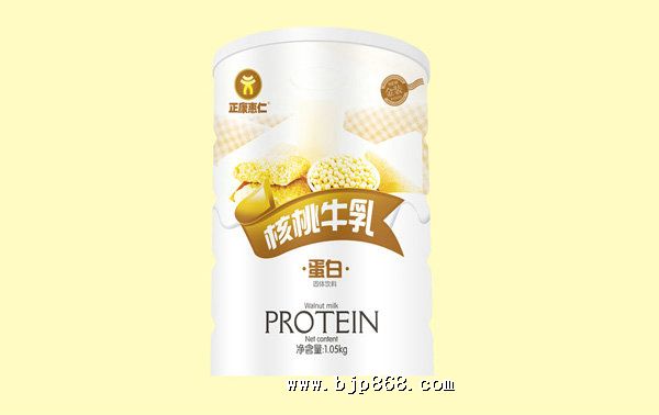 核桃牛乳蛋白固体饮料