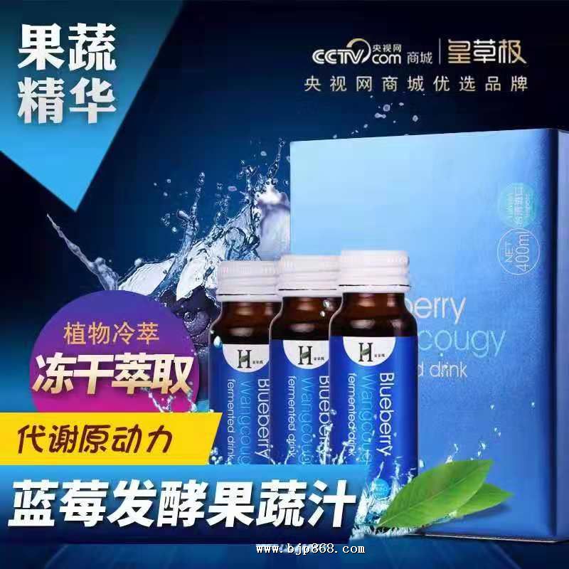 皇草极蓝莓发酵果蔬汁